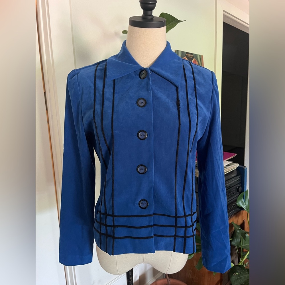 Vibrant Blue Blazer